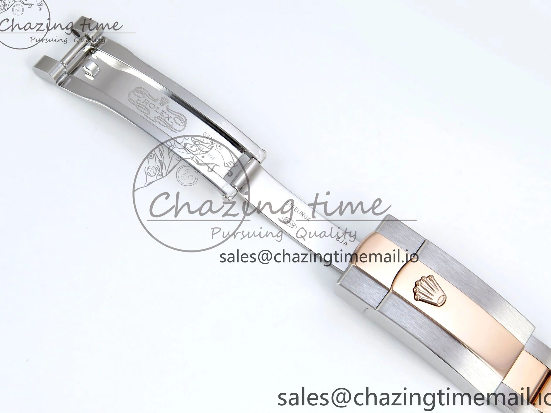 MiroTime 1230 Casual DateJust 31 278271 ARF 1:1 Best Edition 904L Steel White Roman Dial on SS RG Oyster Bracelet ETA 521